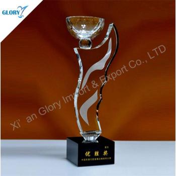 Quality K9 Crystal Trophy Cup Award Suppliers for Souvenir