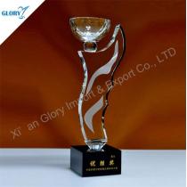 Quality K9 Crystal Trophy Cup Award Suppliers for Souvenir