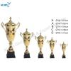 Big Metal Gold Sport Trophy Cup with Black Base