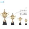 Perpetual Golden Sports Cups Trophy with Black Base