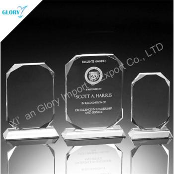 Custom K9 Crystal Blank Plaque Trophies for Education