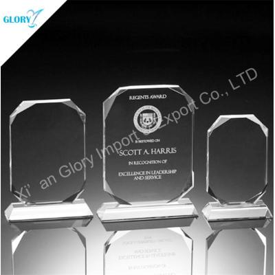 Custom K9 Crystal Blank Plaque Trophies for Education