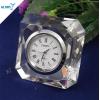 New Engraved Small Crystal Desk Clock for Souvenir