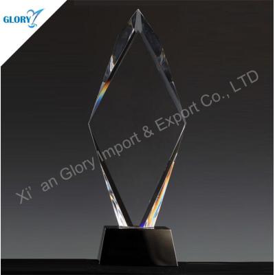 Blank K9 Crystal Achievement Award Trophy for Engraving