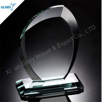 Custom Made Engraved Glass Trophies and Awards for Souvenir