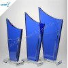 Blank Blue Iceberg Plaques Awards Etched Glass Trophies