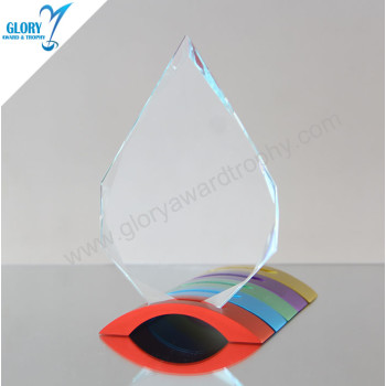 Wholesale Best Design Shield Glass Awards Plaques Trophies