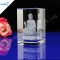 Quality Laser Engraved Photo 3d Crystal Cube for Souvenir