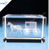 Quality Blank K9 Crystal Cube for 3d Laser Engraving