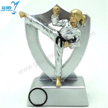 Sports Action Figure Taekwondo Trophy for Award Show