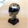 Wholesale Resin Golden Motorcycle Helmet Trophy