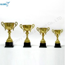 New Designs Big Golden Trophy Cup Parts