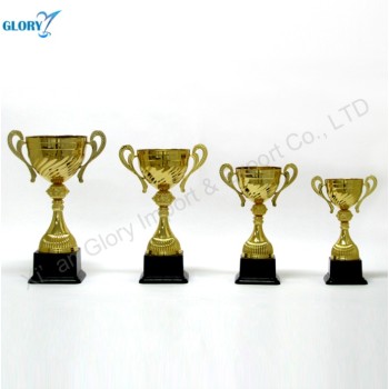 New Designs Big Golden Trophy Cup Parts