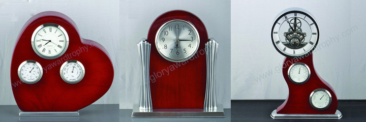 Wooden clock - Glory Award & Trophy