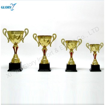 Wholesale Golden Plastic Trophy and Cup of Sports
