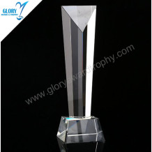 Cheap Faceted Pillar Crystal Awards for Film Trophies
