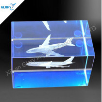 Wholesale 3d Laser Engraving Airplane Gift for Souvenir