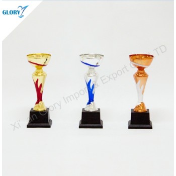 Beautiful Golden Silver Bronze Plastic Trophy Cup