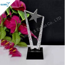 Rising Star Trophy K9 Crystal Shooting Star Award