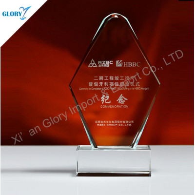 Customized Crystal Torphies Plaque Awards