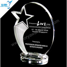 Classic Style Shooting Star K9 Crystal Trophies