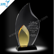 China Custom Blank Crystal Flame Awards