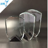 New black base clear glass plaque trophy Award 2018