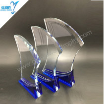 Wholesale cheap glass and crystal awards trophies 2018