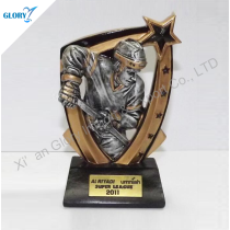 Wholesale Resin Ice Hockey Trophy for Sports