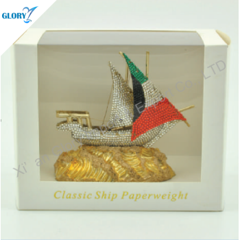 Colorful Metal Model Ship Gift for Souvenir