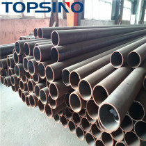black painted erw carbon round steel pipe