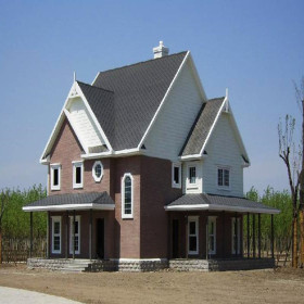 China designed frame light gauge steel house villa