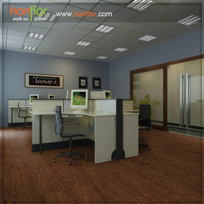 vinyl plastic flooring plank high stability for office