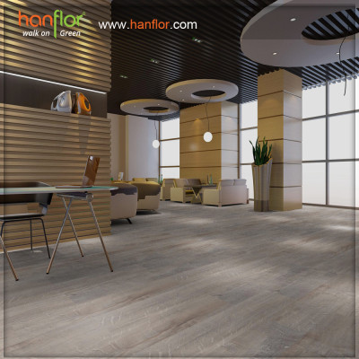 smooth vinyl plastic flooring plank for conference room