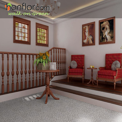 Hanflor vinyl flooring sound absorption for living room