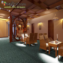vinyl flooring tile fire resistance for hotel HVT8098-9