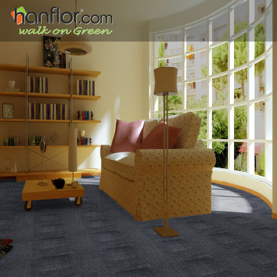 pvc floor tile smooth for parlor HVT8123-1