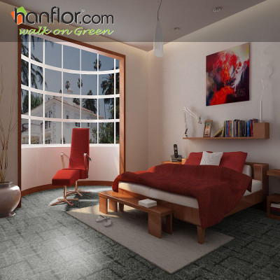 pvc floor tile smooth for bedroom HVT8129-4
