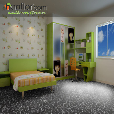 pvc floor tile  easy install for bedroom HVT8131-1