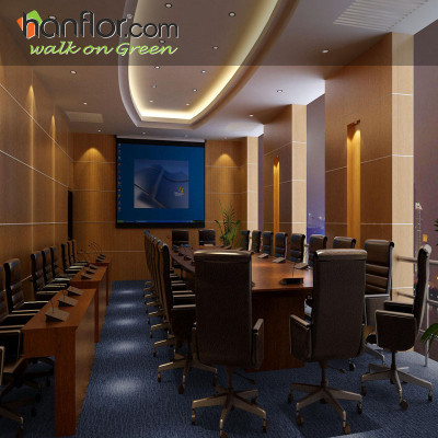 pvc floor tile  easy install for conference room HVT8134-6