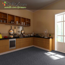 pvc floor tile  waterproof for kitchen HVT8138-4