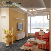 pvc floor tile  waterproof for parlor HVT8140-1