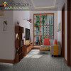 pvc floor tile  waterproof for parlor HVT8141-3