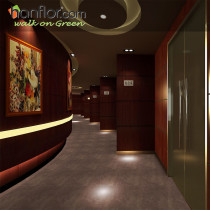pvc floor tile slate embossed  smooth for hotel HVT2011