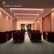 pvc floor tile stone looking smooth for conference room HVT2023-6