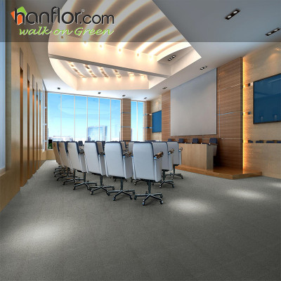 pvc floor tile slate embossed smooth for conference room HVT2028-1