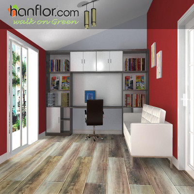 PVC Floor Plank New Wood Color for Study Room HVP7428