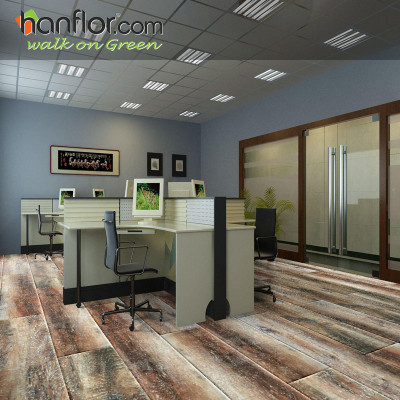 New Wood Color PVC Floor Plank for Office HVP7441