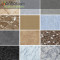 pvc floor tile granite looking smooth for study room in ocean blue HVT2051-2