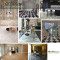 pvc floor tile granite looking durable for study room in light black HVT2056